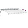 Toldo retráctil aluminio y tela gris antracita y blanco 3x2,5 m by , Awnings - Ref: Foro24-3216113, Price: 339,37 €, Discount: %