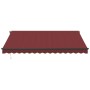 Toldo retráctil automático con LEDs color burdeos 400x350 cm von , Markisen - Ref: Foro24-3215001, Preis: 812,87 €, Rabatt: %