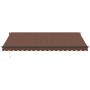 Toldo retráctil automático marrón 450x300 cm by , Awnings - Ref: Foro24-3310213, Price: 474,73 €, Discount: %