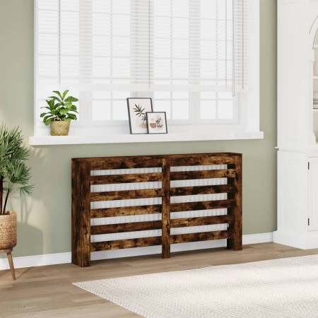 Cubierta de radiador madera color roble ahumado 149x20x82 cm by , Accessories for heating radiators - Ref: Foro24-852703, Pri...