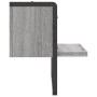 Estante de pared con barra gris Sonoma 30x25x30 cm de , Estantes y estanterías - Ref: Foro24-836281, Precio: 12,08 €, Descuen...