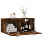 Armario de pared madera ingeniería roble ahumado 80x36,5x35 cm von , Schließfächer und Lagerschränke - Ref: Foro24-830089, Pr...