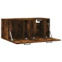 Armario de pared madera ingeniería roble ahumado 80x36,5x35 cm von , Schließfächer und Lagerschränke - Ref: Foro24-830089, Pr...