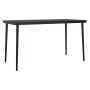Set comedor de jardín 5 pzas con cojines ratán sintético beige