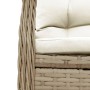 Set comedor de jardín 5 pzas con cojines ratán sintético beige by , Garden sets - Ref: Foro24-3262885, Price: 587,82 €, Disco...