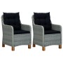 Juego de comedor para jardín de 3 piezas gris claro de vidaXL, Conjuntos de jardín - Ref: Foro24-3067756, Precio: 393,35 €, D...