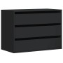 Cajonera de esquina madera de ingeniería negra 80x41x58 cm by , Drawers - Ref: Foro24-852853, Price: 129,55 €, Discount: %
