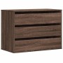 Cajonera de esquina madera ingeniería marrón roble 80x41x58 cm by , Drawers - Ref: Foro24-852858, Price: 111,60 €, Discount: %