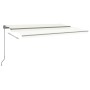 Toldo de pie automático crema 500x350 cm by , Awnings - Ref: Foro24-3069867, Price: 684,21 €, Discount: %