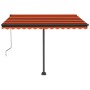 Toldo automático LED sensor de viento naranja marrón 350x250 cm von , Markisen - Ref: Foro24-3069735, Preis: 622,00 €, Rabatt: %