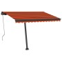 Toldo automático LED sensor de viento naranja marrón 350x250 cm von , Markisen - Ref: Foro24-3069735, Preis: 622,00 €, Rabatt: %