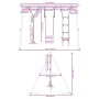 Juego de columpios de exterior con escalera y cuerda de discos von , Schaukeln und Spielgeräte - Ref: Foro24-3283604, Preis: ...