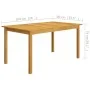 Juego de comedor para jardín 5 piezas marrón de vidaXL, Conjuntos de jardín - Ref: Foro24-3067783, Precio: 368,83 €, Descuent...