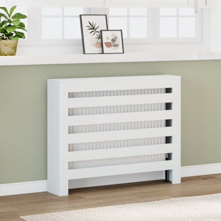 Cubierta de radiador madera de ingeniería blanco 104x20x82 cm by , Accessories for heating radiators - Ref: Foro24-852690, Pr...