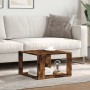 Mesa de centro madera ingeniería roble ahumado 51,5x51,5x30 cm by , Coffee table - Ref: Foro24-848140, Price: 43,78 €, Discou...