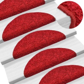 Stair mats 10 units red 56x17x3 cm by vidaXL, Stair mats - Ref: Foro24-149797, Price: 50,25 €, Discount: %