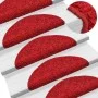 Alfombrillas de escalera 10 unidades rojo 56x17x3 cm de vidaXL, Alfombrillas para escalones - Ref: Foro24-149797, Precio: 49,...
