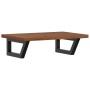 Estante de lavabo de pared de acero y madera maciza de roble by , bathroom vanities - Ref: Foro24-3302351, Price: 73,58 €, Di...