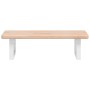 Estante de lavabo de pared de acero y madera maciza de roble von , Badezimmerwaschtische - Ref: Foro24-3302332, Preis: 70,99 ...