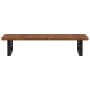 Estante de lavabo de pared de acero y madera maciza de roble by , bathroom vanities - Ref: Foro24-3302345, Price: 80,32 €, Di...