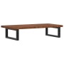 Estante de lavabo de pared de acero y madera maciza de roble by , bathroom vanities - Ref: Foro24-3302345, Price: 80,32 €, Di...