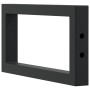 Soportes estante de lavabo 2 uds rectangular acero negro von , Stützen und Querstangen - Ref: Foro24-4007269, Preis: 31,45 €,...