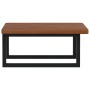 Estante de lavabo de pared de acero y madera maciza de roble de , Tocadores de baño - Ref: Foro24-3302401, Precio: 83,70 €, D...
