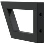 Soportes estante de lavabo 2 unidades trapecio acero negro by , Supports and crossbars - Ref: Foro24-4007283, Price: 28,28 €,...