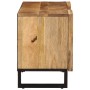 Mueble de TV madera maciza de mango rugosa 105x34x46 cm de , Almacenamiento para CD y DVD - Ref: Foro24-377436, Precio: 126,1...
