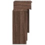 Tocador con luces LED marrón roble 115x37x110,5 cm von , Schlafzimmerkommoden - Ref: Foro24-848233, Preis: 124,96 €, Rabatt: %