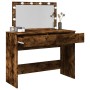 Tocador con luces LED color roble ahumado 100x40x120 cm by , Bedroom Dressers - Ref: Foro24-848210, Price: 131,82 €, Discount: %
