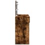 Tocador con luces LED color roble ahumado 100x40x120 cm by , Bedroom Dressers - Ref: Foro24-848210, Price: 131,82 €, Discount: %