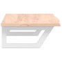 Estante de lavabo de pared de acero y madera maciza de roble by , bathroom vanities - Ref: Foro24-3302550, Price: 79,92 €, Di...