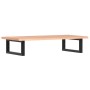 Estante de lavabo de pared de acero y madera maciza de roble by , bathroom vanities - Ref: Foro24-3302565, Price: 82,05 €, Di...
