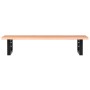 Estante de lavabo de pared de acero y madera maciza de roble by , bathroom vanities - Ref: Foro24-3302565, Price: 82,05 €, Di...