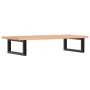Estante de lavabo de pared de acero y madera maciza de roble by , bathroom vanities - Ref: Foro24-3302565, Price: 82,05 €, Di...
