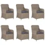 Garden dining set 7 pieces brown by vidaXL, Garden sets - Ref: Foro24-3067911, Price: 1,00 €, Discount: %