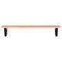 Estante de lavabo de pared de acero y madera maciza de roble de , Tocadores de baño - Ref: Foro24-3302571, Precio: 91,13 €, D...