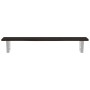 Estante de lavabo de pared de acero y madera maciza de roble de , Tocadores de baño - Ref: Foro24-3302590, Precio: 67,95 €, D...