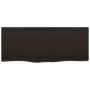 Estante de lavabo de pared de acero y madera maciza de roble de , Tocadores de baño - Ref: Foro24-3302590, Precio: 67,95 €, D...
