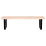 Estante de lavabo de pared de acero y madera maciza de roble von , Badezimmerwaschtische - Ref: Foro24-3302599, Preis: 86,60 ...