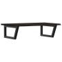 Estante de lavabo de pared de acero y madera maciza de roble de , Tocadores de baño - Ref: Foro24-3302623, Precio: 90,21 €, D...