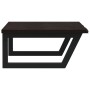 Estante de lavabo de pared de acero y madera maciza de roble de , Tocadores de baño - Ref: Foro24-3302623, Precio: 90,21 €, D...