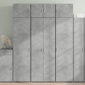 Aparador alto madera de ingeniería gris hormigón 70x42,5x185 cm von , Sideboards - Ref: Foro24-3281423, Preis: 187,96 €, Raba...