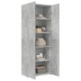 Aparador alto madera de ingeniería gris hormigón 70x42,5x185 cm von , Sideboards - Ref: Foro24-3281423, Preis: 187,96 €, Raba...