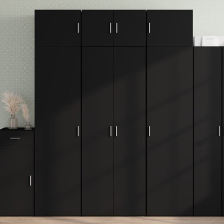 Aparador alto madera de ingeniería negro 70x42,5x185 cm von , Sideboards - Ref: Foro24-3281421, Preis: 201,49 €, Rabatt: %