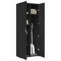 Aparador alto madera de ingeniería negro 70x42,5x185 cm von , Sideboards - Ref: Foro24-3281428, Preis: 214,42 €, Rabatt: %