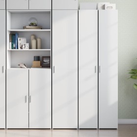 Aparador de madera de ingeniería blanco 40x42,5x185 cm de , Aparadores - Ref: Foro24-3281399, Precio: 156,61 €, Descuento: %