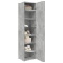 Aparador de madera de ingeniería gris hormigón 45x42,5x185 cm von , Sideboards - Ref: Foro24-3281409, Preis: 157,46 €, Rabatt: %