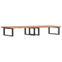 Estante de lavabo de pared de acero y madera maciza de haya by , bathroom vanities - Ref: Foro24-3302457, Price: 196,25 €, Di...